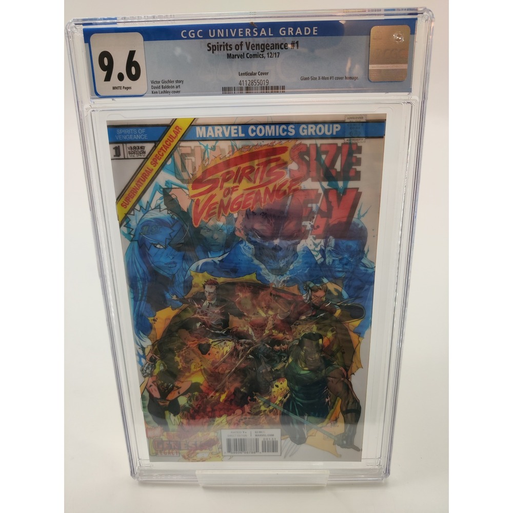 Marvel Spirits of Vengeance #1 CGC 9.6 Lenticular Cover Giant-Size X-Men Homage